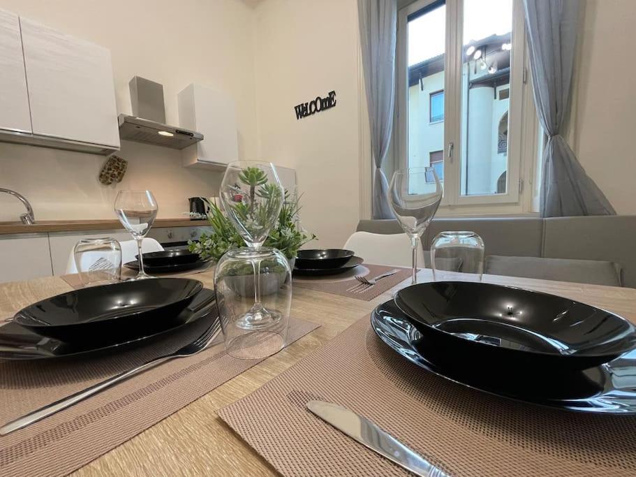 Bg Central President Suite Con Parcheggio - Vista Citta Alta Bergamo Eksteriør bilde